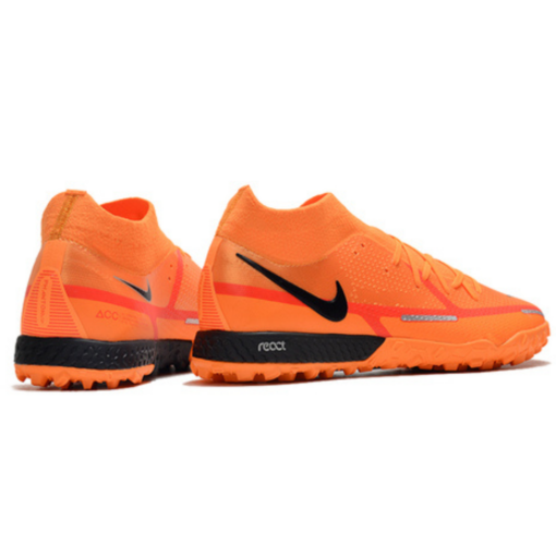 Chuteira Society Nike React Phantom GT2 pro TF Laranja - Image 4