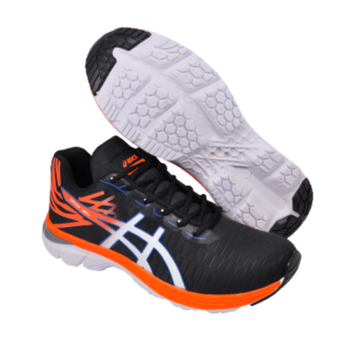 TÊNIS ASICS GEL MASCULINO PRETO/LARANJA - Image 2