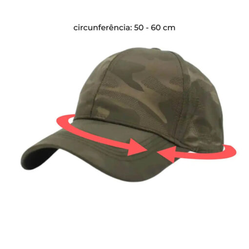 Boné Masculino Hat Camouflage Green - Image 5