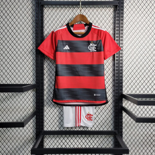 Kit Infantil Flamengo Home 23/24