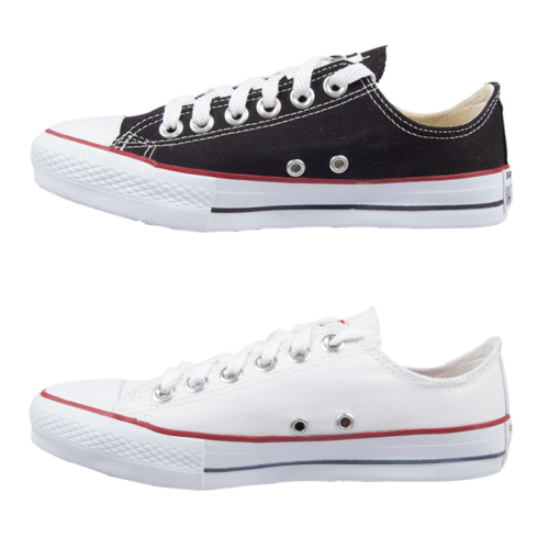 Combo 2 pares All Star Convencional Preto+Branco