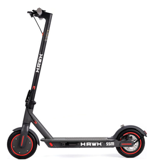 Patinete Elétrico Hawk 350w 36v10ah Até 120kg Autonomia 35km Preto/Vermelho - Image 2