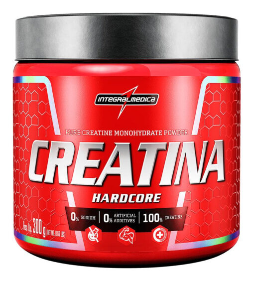 Creatina Monohidratada 100% - 300g Integralmédica Sabor Neutro