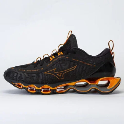 Tênis Mizuno Wave Prophecy 13 - Preto/laranja - Image 2