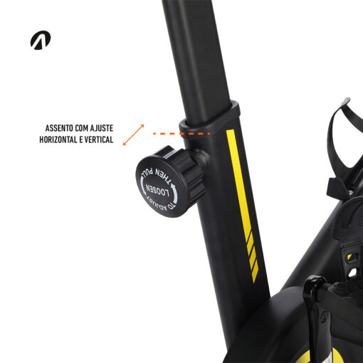 Bike Spinning 4.0 E32 Acte Sports Cor Preto/Amarelo - Image 7