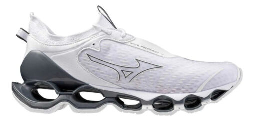 Tênis Mizuno Wave Prophecy 14 White Original - Lançamento