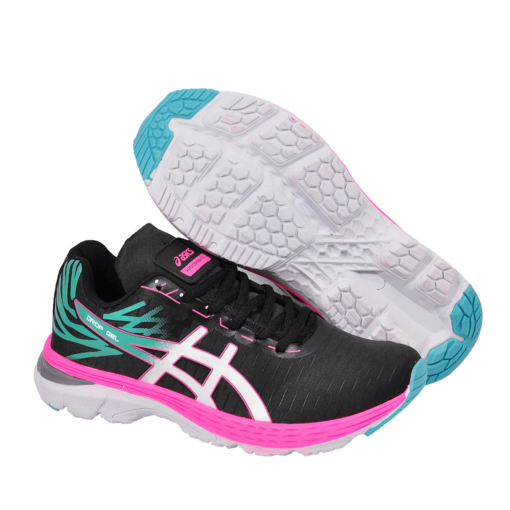 TÊNIS ASICS GEL FEMININO PRETO/ROSA - Image 3