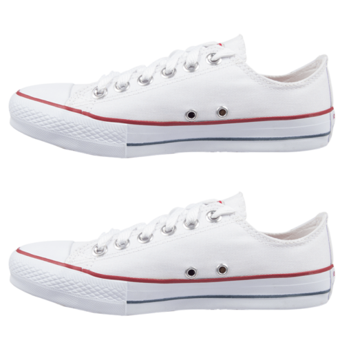 Combo 2 pares All Star Convencional Branco+Branco