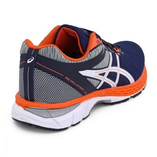 COMBO 2 Pares Asics Revelation MARINHO/LARANJA + Mizuno BRANCO - Image 6