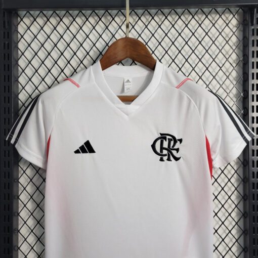 Kit Infantil Flamengo Treino 23/24 Branco - Image 3