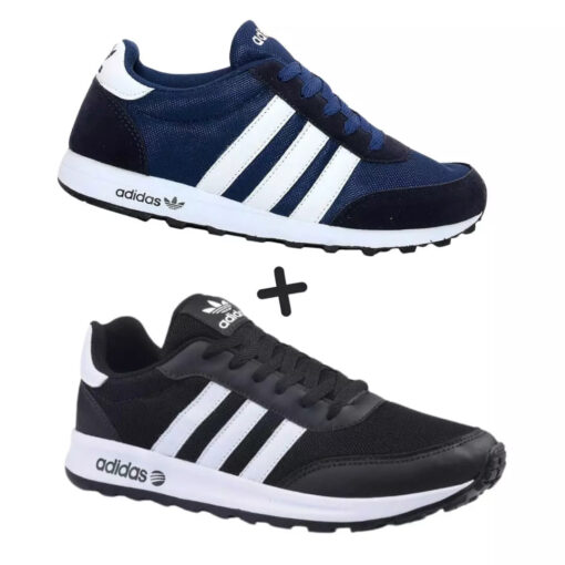 2 Pares Tênis Adidas Neo Masculino COMPRE 1 LEVE 2 + Frete Grátis