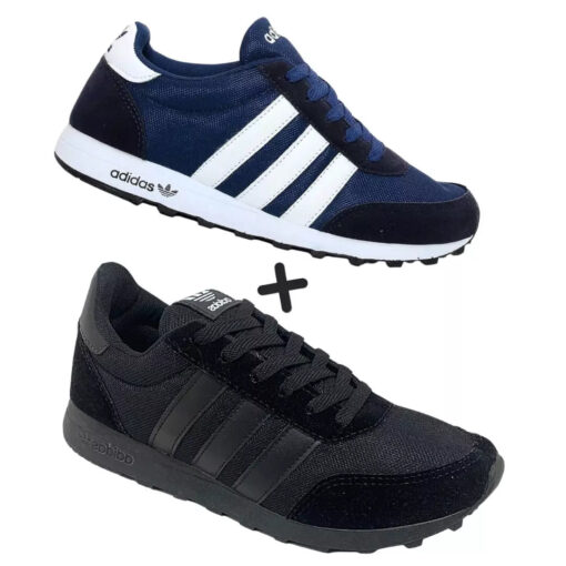 2 Pares Tênis Adidas Neo Masculino COMPRE 1 LEVE 2 + Frete Grátis - Image 5