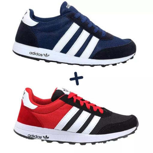 2 Pares Tênis Adidas Neo Masculino COMPRE 1 LEVE 2 + Frete Grátis - Image 4