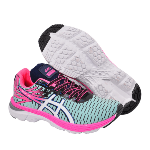 TÊNIS ASICS GEL FEMININO VERDE/ROSA - Image 3